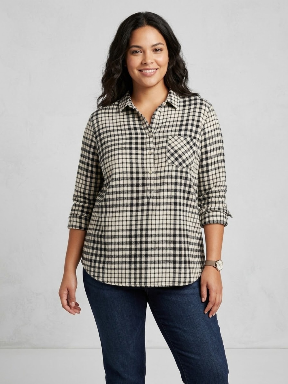 Merona Classic Plaid Pullover Shirt